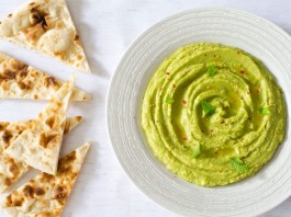 avocado cilantro hummus