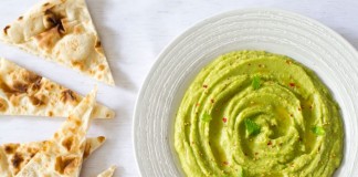 avocado cilantro hummus