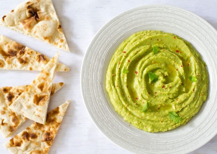 avocado cilantro hummus