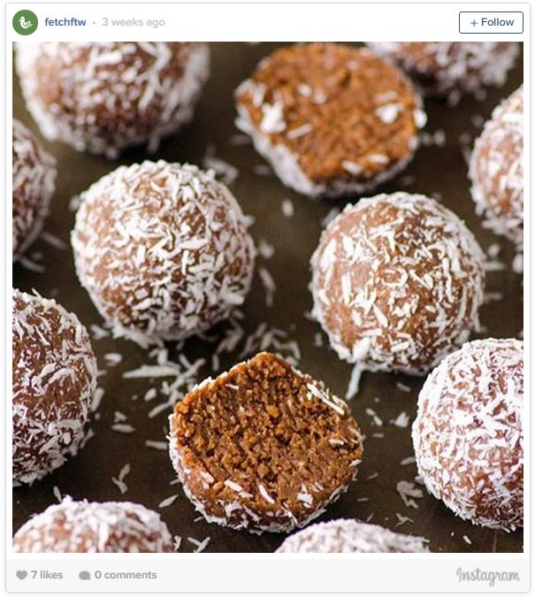 almond joy protein ball