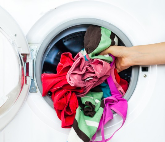 washing workout clothes